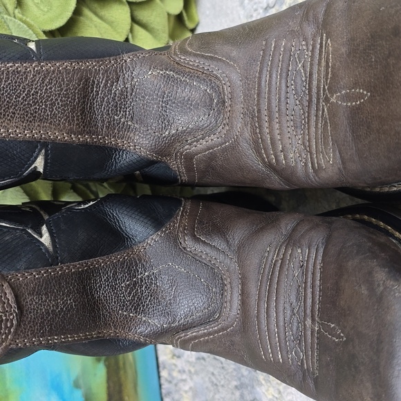 Ariat Boots Youth Sz 2 Workhog XT Vented Bold Wiggle Room Leather - Picture 5 of 16